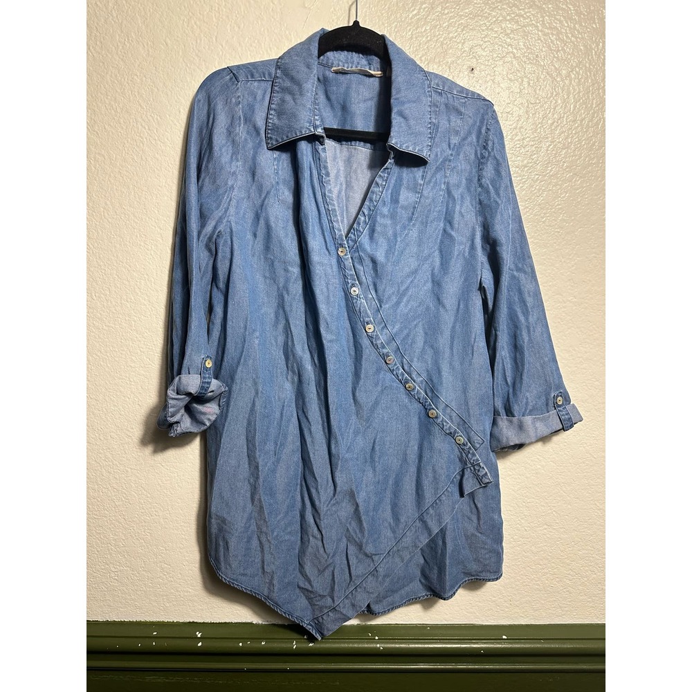 Soft Surroundings Jean tunic shirt